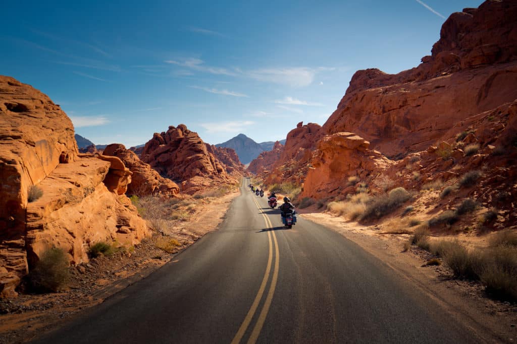 Route canyon moto