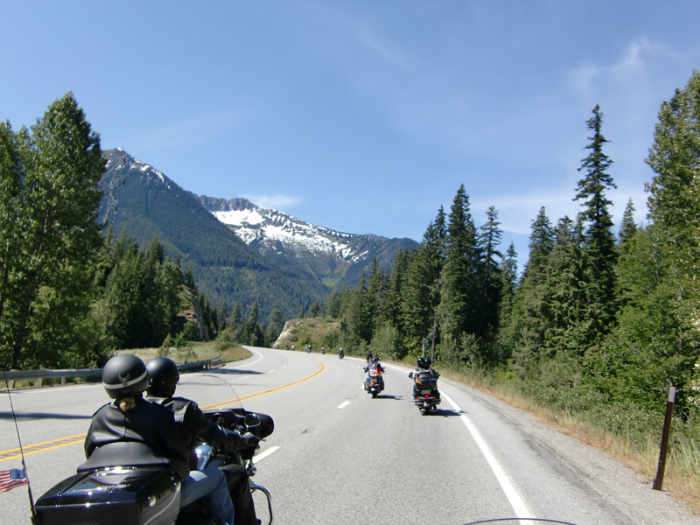 Harley biker Yellowstone
