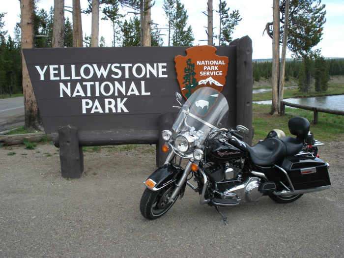 Harley Parc nationale de Yellowstone