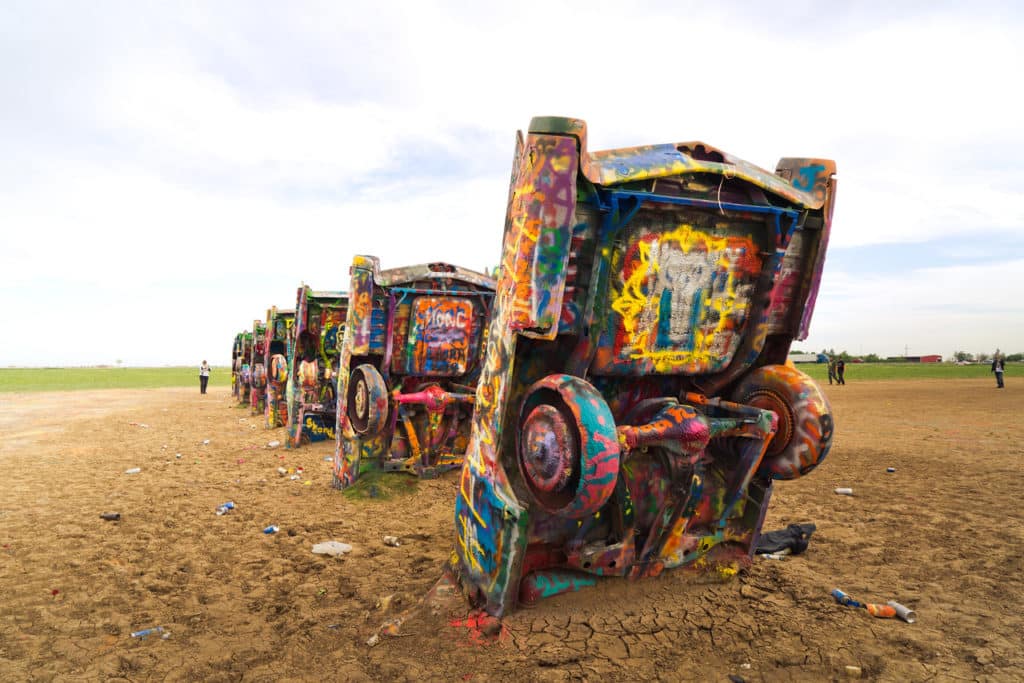 Cadillac ranch route 66